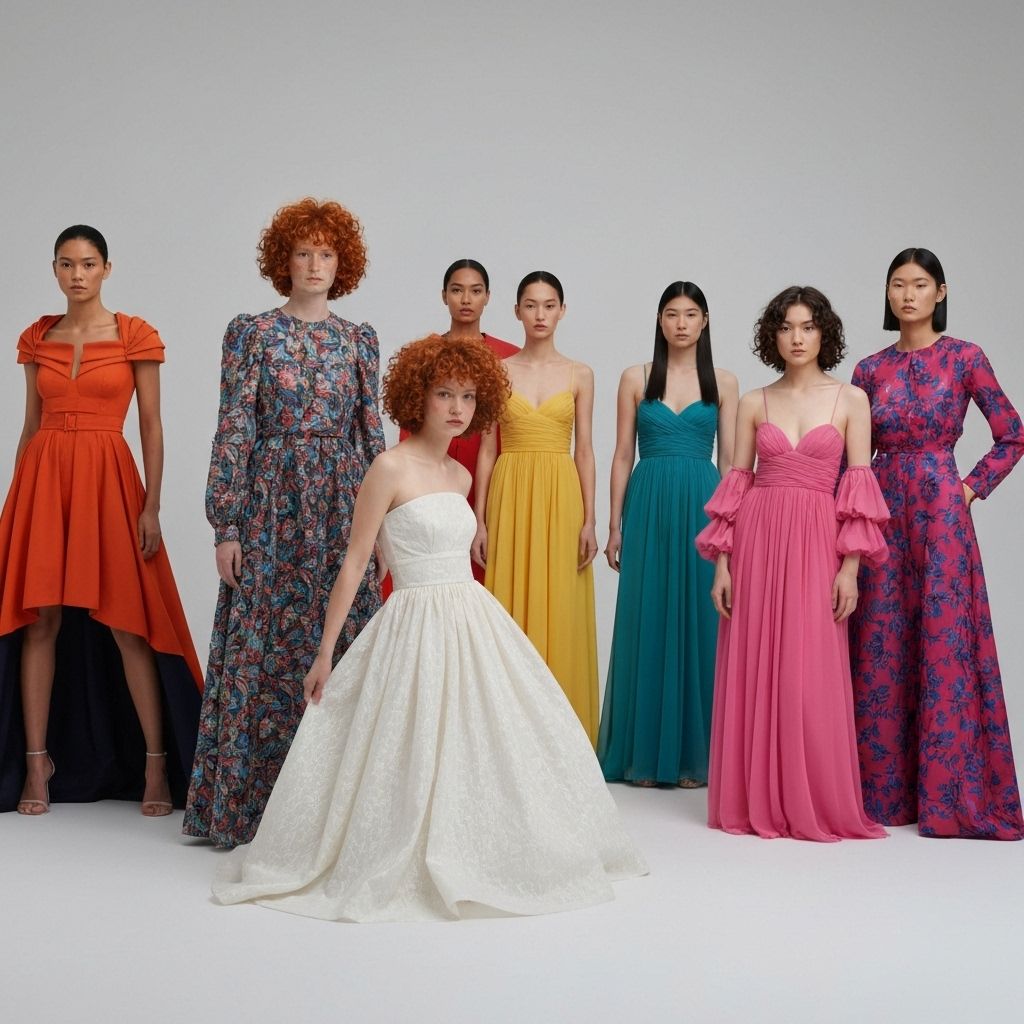 Diverse women in designer fashion